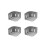 Bed Sheet Holders for Mattress with Adjustable Straps, Secure Locking Clips, Fits All Sizes, Gray 4 Pack 1