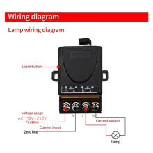 2X AC 220V 30A Relay Receiver 1CH Receiver for Garage Door Opener & Gate