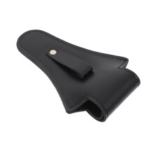 Cowhide Saxophone Mouthpiece Pouch and Leather Trumpet Accessory Bag with Scratch Protection