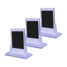 35PT Clear Plastic Card Protectors With Stand Card Collection-3