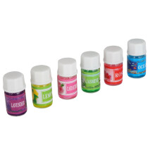 6 Stück wasserlösliche duftende ätherische Öle für Luftbefeuchter, 18 ml