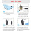 2X New 2 in 1 Handheld UHF Wireless Microphone Professional -Wear Mic Volume Amplifier for Speech Teaching 10