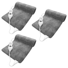 3X Extra Large Electric Heating Pad for Back Pain and Cramps Relief 12X24Inch -Soft Heat for Moist & Dry Therapy US Plug