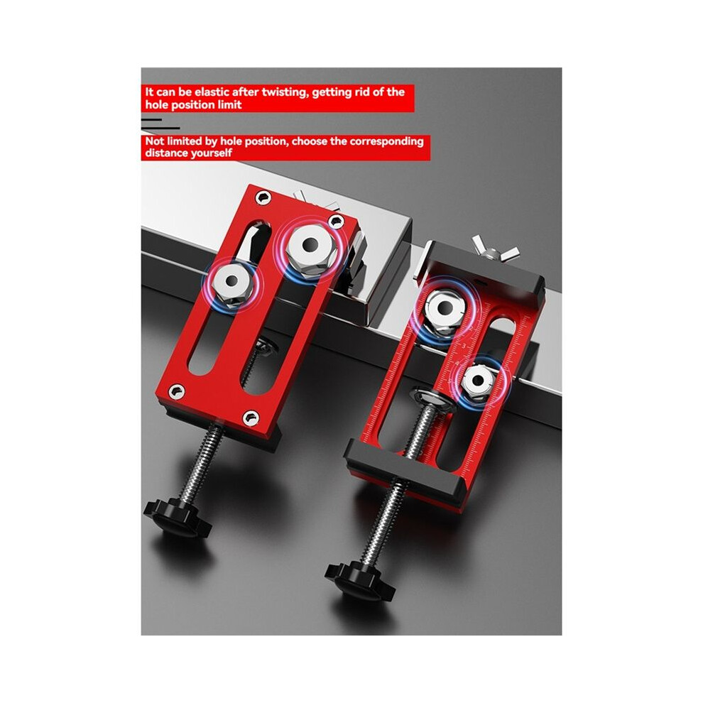 Universal Aluminum Profile Drilling Jig With Drill Sleeve Drill Punching Locator Auxiliary Tool Profiles Screw Puncher 4713460641374