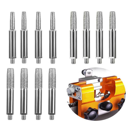 Chainsaw Sharpening Stone, Chainsaw Grinding Stone, 24PCS High Hardness Diamond Chainsaw Sharpener(4mm, 4.8mm, 5.5mm) 1