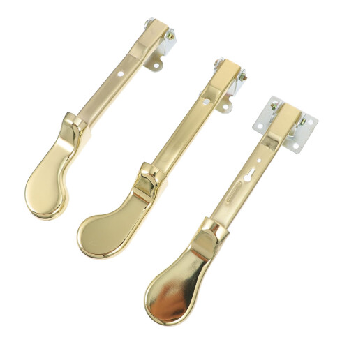 3pcs Metal Upright Piano Pedal Set Replacement Foot Pedals Durable Construction Restore Function
