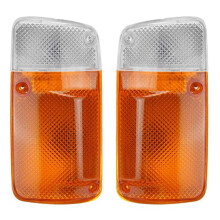 2X Lampada di Segnalazione 'Indicatore Luminoso 'Angolo Destro Sostituisci per Patrol GQ Y60 1987-1994