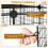 Cat cage 4-story large cat enclosure with hammock 3 ladders 4 doors & skylight 5