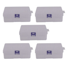 5X 6 Removable Plastic Storage Box Jewelry/Earring/Tools Container Organizer