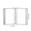 Wall Mounted Reference Display System, 10 Page A4 Flip File Holder with MultiColor AntiGlare Panels for Fast Document Access 3
