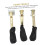 3pcs Metal Upright Piano Pedal Set Replacement Foot Pedals Durable Construction Restore Function 3