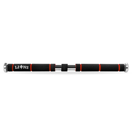 Pull Up Door Bar Home Gym Black Red 1