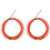 2PCS 4mm 5 Meter Orange Guide Device Nylon Electric Cable Push Pullers Duct Snake Rodder Fish Tape Wire 1