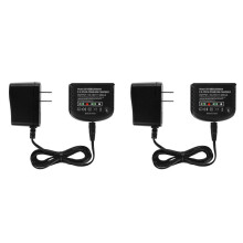 2X 9.6V-18V Charger for Black and Decker , Charger Ni-Cd Ni-Mh A18 Hpb18 A14 Hpb14 A12 Hpb12 ,Us Plug