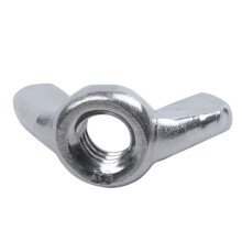 M6 Thread Dia Stainless Steel Wing Nut Butterfly Wing Nuts 30 Pcs