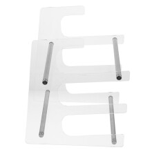 Acrylic Keyboard Stand Multi Tier Clear Display Rack for Mechanical Keyboards Ergonomic Space Saving Design