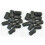 20 Pcs Movable 7mm Inner Diameter Black Ferrite Core Ring Cable Clip 1