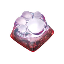Resin Keycap for Mechanical Keyboard, Translucent Design Enhances RGB Lighting, Cute and Durable