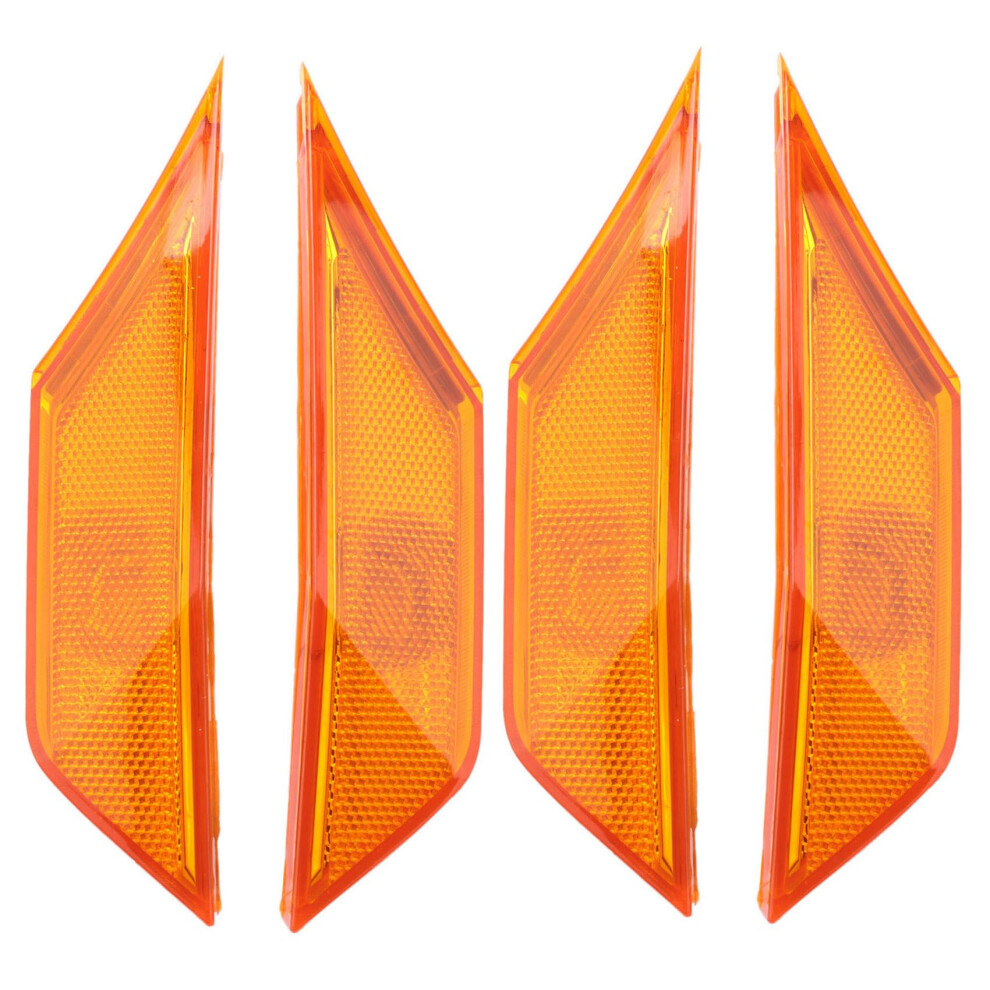 2Set Of Side Lamp Lens For 2016- 10Th Gen Sedan/Coupe/Hatchback(Orange) Orange 4711071824209