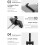 2X per   Air 2 /  2 Supporto per Staffa Estesa per Tablet con Telecomando per  Supporto per  Tablet 5
