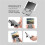2X per   Air 2 /  2 Supporto per Staffa Estesa per Tablet con Telecomando per  Supporto per  Tablet 6