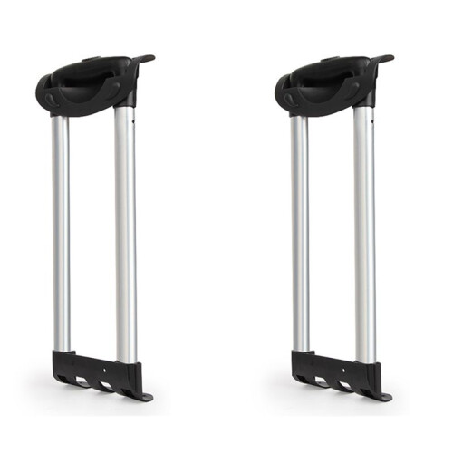 2X Carrinho de Bagagem com Alça Telescópica para Bagagem de Viagem de 51 cm G003 Carrinho de Caixa de Ferramentas de 20 Polegadas