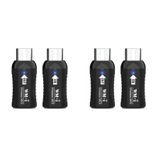 2X Wiederaufladbares Kabelloses MIDI-Gitarrensystem, Audio-Empfänger/Sender, Kabelloser MIDI-Adapter für die Digitale Klaviertastatur