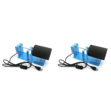 2X Cup Turner for Crafts Tumbler Spinner Kit Cup Rotator Tool for DIY Epoxy Crafts with Motor Cup Turning Device US Plug