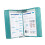 Wall Mounted Document Holder with 20 Clear Frosted Pockets, A4 Dual Mount Reference Organizer 1