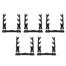 5X 3Tier Samurai Sword Katana Holder Stand Bracket Rack Display Zwart