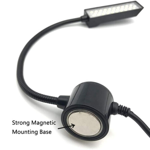2X 30 LED Sewing Machine Light Sewing Lighting for Workbench Lathe Drill Press Flexible Gooseneck Arm Work Lamp US Plug 2