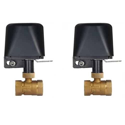 2X Tuya  WiFi Water Vavle Zigbee Gas Water Stop Check Valve DN15 Wireless Control Timer Work+Alexa  US Plug