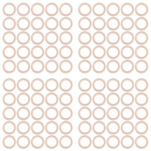 100 Pièces Anneaux en Bois Naturel 70Mm Anneau en Bois Macramé Inachevé Cercles en Bois pour Bricolage Artisanat Anneau Pendentif Fabrication de