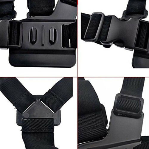 2X Chest Body Strap Mount Belt Holder for  Osmo Action Camera  Hero