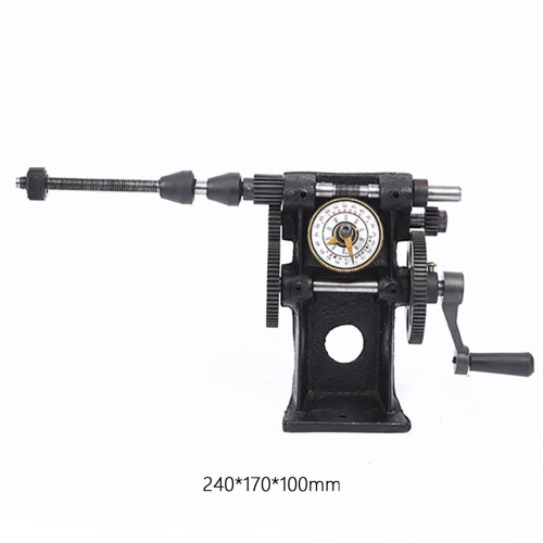 Manual Coil Winder for Electronics Projects Elastic String Sewing, Heavy Duty Precise Coil Winding 2
