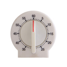 Quiet Operation Mechanical Timers Portable Design-White