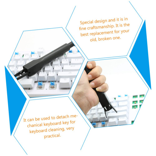 Mechanical Keyboard Keycap Puller Tool for Safe Key Removal and Easy Cleaning 2