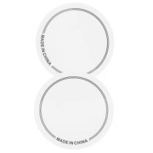 White Drum Practice Pad Kit with Noise Reduction and Drum Kick Protector, 2pcs Universal Fit
