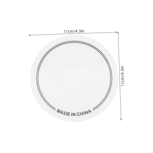 White Drum Practice Pad Kit with Noise Reduction and Drum Kick Protector, 2pcs Universal Fit 1