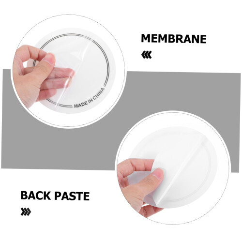White Drum Practice Pad Kit with Noise Reduction and Drum Kick Protector, 2pcs Universal Fit 2