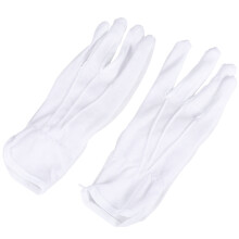5Paare Baumwoll Handschuhe Weiß Elastisch Für Arbeit Und Schutz