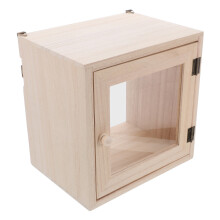 Platzsparende Holz Milchbox Mit Schloss Für Außenbereich
