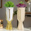 Vase de récipient de pot de fleur de résine-couleur sable 5