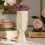 Vase de récipient de pot de fleur de résine-couleur sable 6