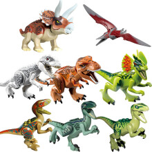 8 PCS Small Building Blocks Tyrannosaurus Toys Set for Boys