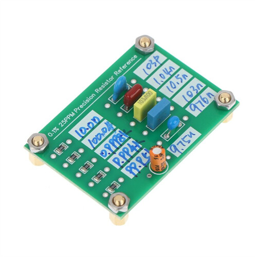 1Pc Precisionable Reference Resistor/Capacitor Board 10V - for AD584 & LM399 Module Multimeter Calibration Tool
