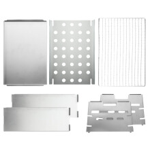 Tabletop Grill Draagbare Kampeergrill Houtskool Kleine Barbecue