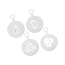 Ensemble de pochoirs polyvalents pour café et chocolat, pour une
