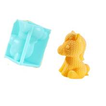 Horse Statue Silicone Molds Food Safe Silicone-8.1cm wool horse