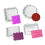 Round Floral Edges Cookie Press Molds Set Japanese Style Baking 1
